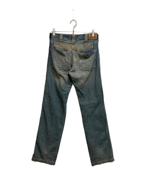 ARMANI JEANS（アルマーニジーンズ）ARMANI JEANS (アルマーニジーンズ) 加工デニムパンツ インディゴ サイズ:32の古着・服飾アイテム