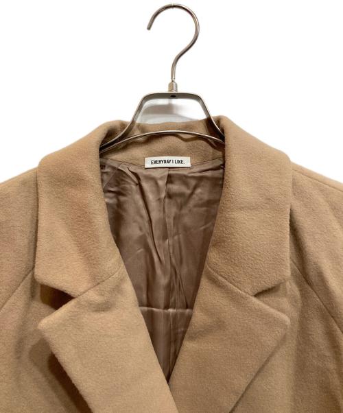 EVERYDAY I LIKE.（エヴリデイ アイ ライク）EVERYDAY I LIKE. (エヴリデイ アイ ライク) Short Double コート ベージュ サイズ:下記参照の古着・服飾アイテム