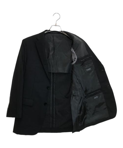 BURBERRY BLACK LABEL（バーバリーブラックレーベル）BURBERRY BLACK LABEL (バーバリーブラックレーベル) 2Bセットアップスーツ/BMD01-200-09 ブラック サイズ:38Rの古着・服飾アイテム