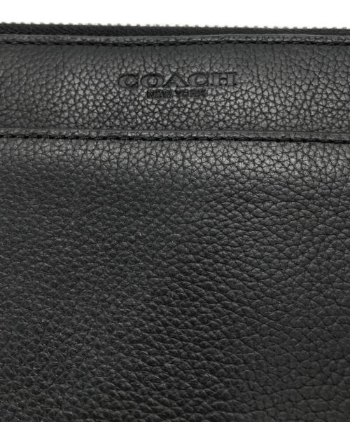 COACH（コーチ）COACH (コーチ) ダブルジップオーガナイザー/F39812 ブラックの古着・服飾アイテム