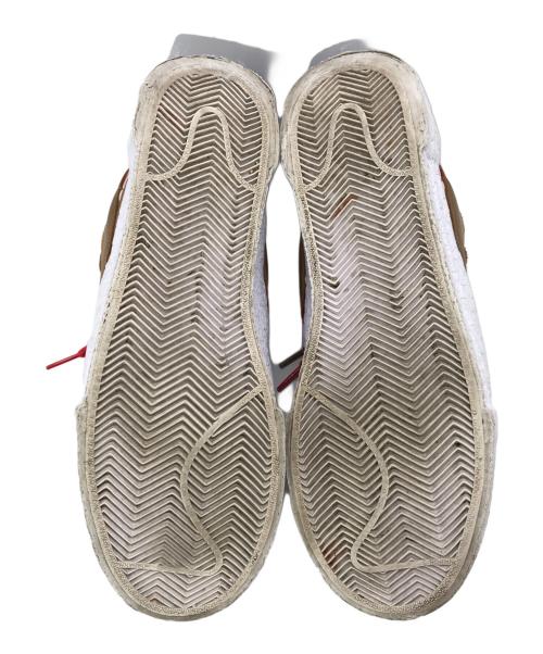 NIKE（ナイキ）NIKE (ナイキ) sacai (サカイ) NIKE BLAZER LOW/DD1877-200 ブラウン サイズ:27の古着・服飾アイテム