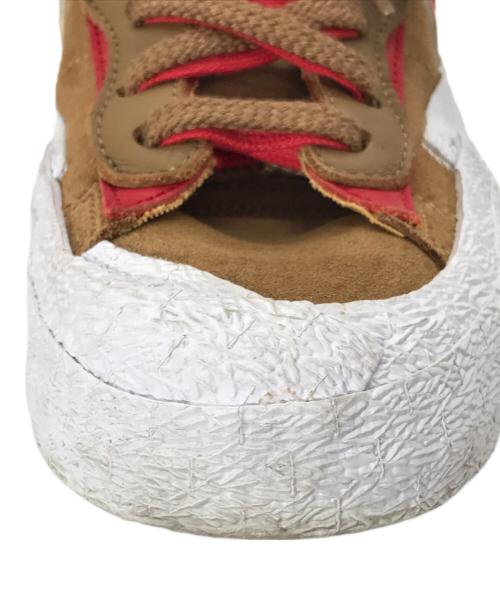 NIKE（ナイキ）NIKE (ナイキ) sacai (サカイ) NIKE BLAZER LOW/DD1877-200 ブラウン サイズ:27の古着・服飾アイテム