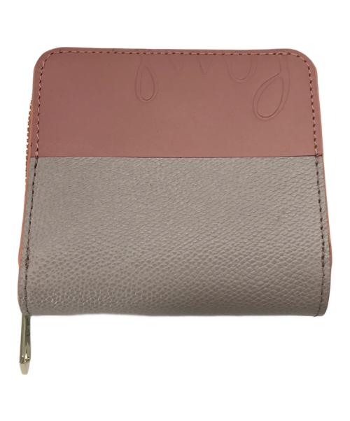 PAUL SMITH（ポールスミス）PAUL SMITH (ポールスミス) カラーブロック二つ折り財布/W442 ピンクの古着・服飾アイテム