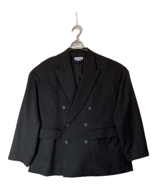 MAISON SPECIAL（メゾンスペシャル）MAISON SPECIAL (メゾンスペシャル) Wool Mix Smooth Prime-Over Peaked Lapel Double Tailored Jacket/11241111209 ブラックの古着・服飾アイテム