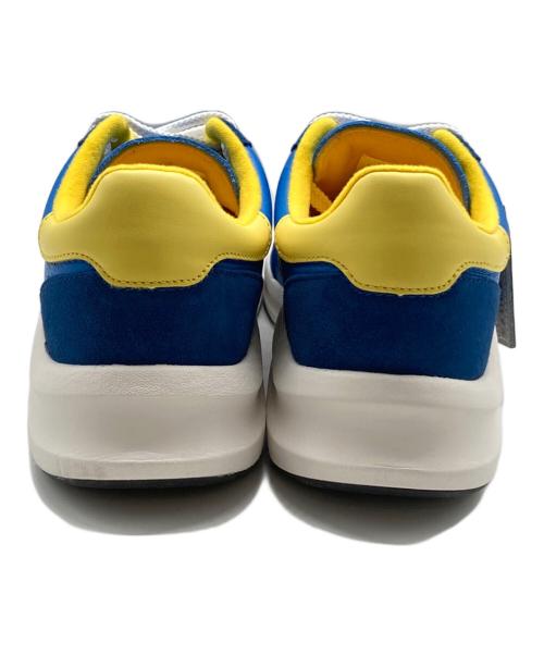 via SANGACIO（ヴィア・サンガチオ）via SANGACIO (ヴィア・サンガチオ) にゅスニーカー ブルー×イエロー サイズ:27cmの古着・服飾アイテム