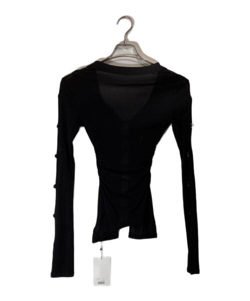 melt the lady（メルトザレディ）MELT THE LADY (メルトザレディ) sheer hook tops/ML31844 ブラック サイズ:Freeの古着・服飾アイテム