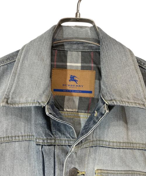 BURBERRY BLUE LABEL（バーバリーロンドンブルーレーベル）BURBERRY BLUE LABEL (バーバリーブルーレーベル) デニムジャケット インディゴ サイズ:‐の古着・服飾アイテム