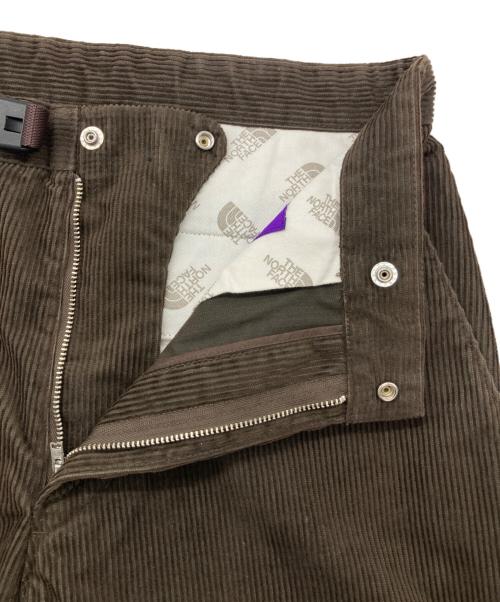 THE NORTHFACE PURPLELABEL（ザ・ノースフェイス パープルレーベル）THE NORTHFACE PURPLELABEL (ザ・ノースフェイス パープルレーベル) Corduroy Wide Tapered Pants ブラウン サイズ:Ｗ30の古着・服飾アイテム
