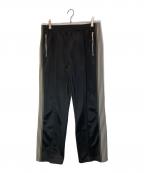 Needles×nubianニードルズ×ヌビアン）の古着「Side Line Centerpress Track Pants/サイドラインセンタープレストラックパンツ」｜ブラック