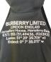 中古・古着 BURBERRY (バーバリー) バックプリントノースリーブパーカー ブラック サイズ:S：18000円