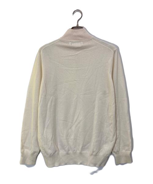 Salvatore Ferragamo（サルヴァトーレ フェラガモ）Salvatore Ferragamo (サルヴァトーレ フェラガモ) カシミヤニット ベージュ サイズ:Lの古着・服飾アイテム