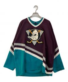 CCM（シーシーエム）の古着「ホッケーゲームシャツ」｜パープル