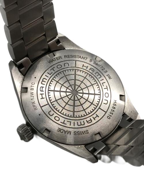 HAMILTON（ハミルトン）HAMILTON (ハミルトン) カーキフィールド/H685510 ブラックの古着・服飾アイテム