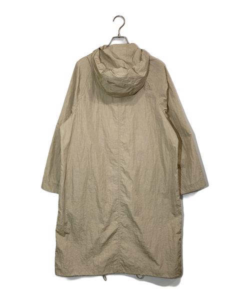 BEAUTY&YOUTH（ビューティーアンドユース）BEAUTY&YOUTH (ビューティーアンドユース) ナイロンシャインタフタフードブルゾンコート/1625-104-4509 ベージュ サイズ:Mの古着・服飾アイテム
