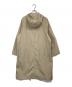 BEAUTY&YOUTH (ビューティーアンドユース) ナイロンシャインタフタフードブルゾンコート/1625-104-4509 ベージュ サイズ:M：4500円