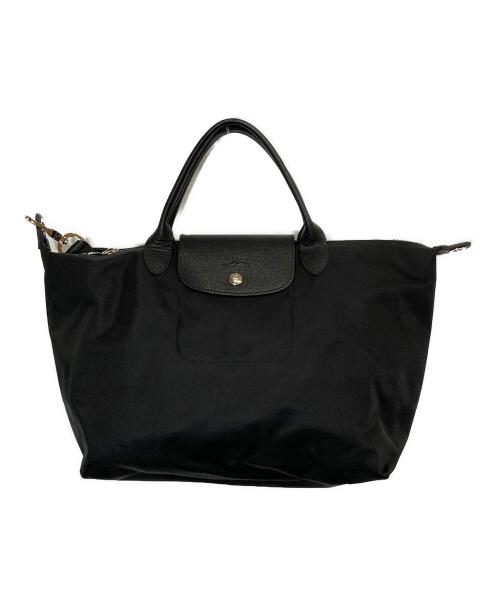 LONGCHAMP（ロンシャン）LONGCHAMP (ロンシャン) ル・プリアージュ ネオ2wayショルダーバッグ ブラックの古着・服飾アイテム