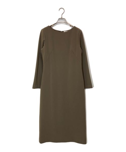 MARW UNITED ARROWS（マルゥ ユナイテッドアローズ）MARW UNITED ARROWS (マルゥ ユナイテッドアローズ) フレアスリーブブラウスワンピース ブラウン サイズ:SIZE 36の古着・服飾アイテム