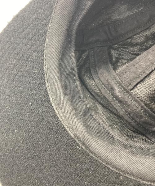 SUPREME（シュプリーム）SUPREME (シュプリーム) Harris Tweed Camp Cap ブラックの古着・服飾アイテム