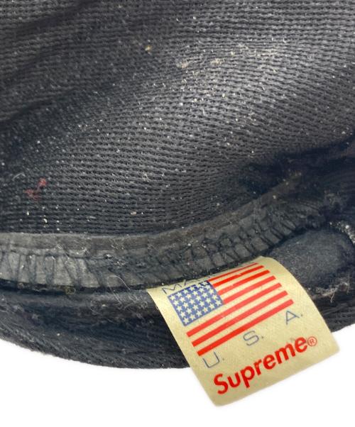 SUPREME（シュプリーム）SUPREME (シュプリーム) Harris Tweed Camp Cap ブラックの古着・服飾アイテム