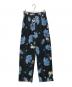 CLANE（クラネ）の古着「MULTICOLORED FLOWER WIDE PANTS/17110-7142」｜ネイビー