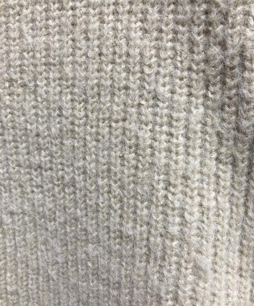 KnuthMarf（クヌースマーフ）KnuthMarf (クヌースマーフ) Uneck knit pullover アイボリー サイズ:FREEの古着・服飾アイテム