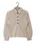 CLANE（クラネ）の古着「POWER SHOULDER POLO TOPS/17122-4192」｜アイボリー
