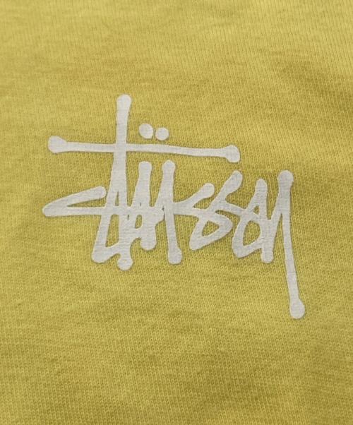 stussy（ステューシー）stussy (ステューシー) ロゴプリントTシャツ イエロー サイズ:Ⅿの古着・服飾アイテム