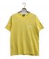 stussy（ステューシー）の古着「ロゴプリントTシャツ」｜イエロー
