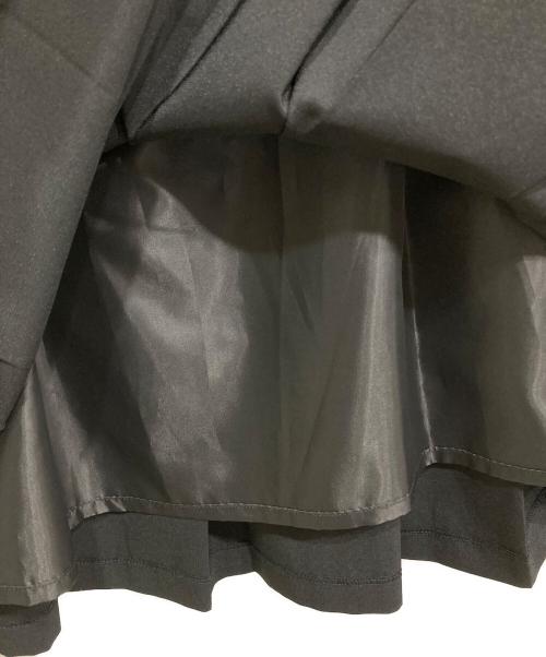 RAY BEAMS（レイ ビームス）RAY BEAMS (レイ ビームス) ダブル ベルト プリーツ スカート ブラック サイズ:1の古着・服飾アイテム