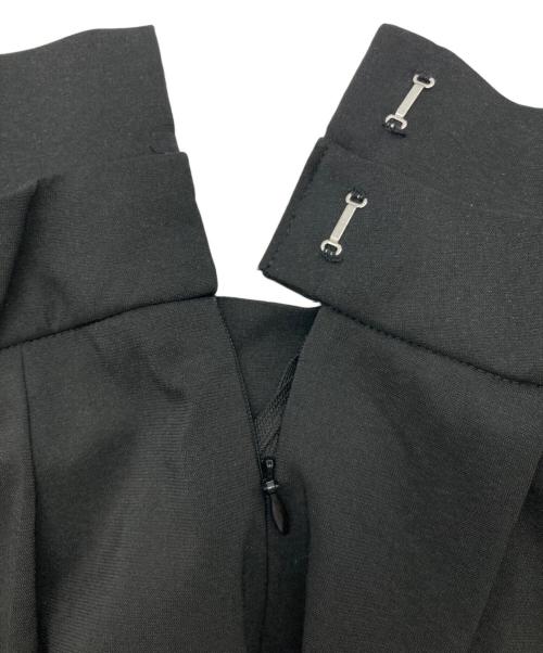 RAY BEAMS（レイ ビームス）RAY BEAMS (レイ ビームス) ダブル ベルト プリーツ スカート ブラック サイズ:1の古着・服飾アイテム