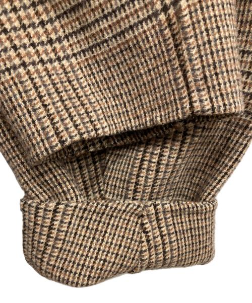 TODAYFUL（トゥデイフル）TODAYFUL (トゥデイフル) ステンカラーチェックコート ベージュ サイズ:38の古着・服飾アイテム