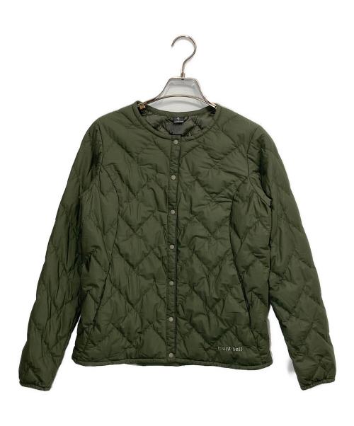 mont-bell（モンベル）mont-bell (モンベル) スペリオダウン ラウンドネックジャケット カーキ サイズ:Sの古着・服飾アイテム