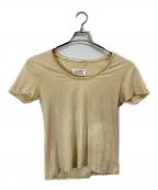 MM6 Maison Margielaエムエムシックスメゾンマルジェラ）の古着「デザインカットソー」｜ベージュ