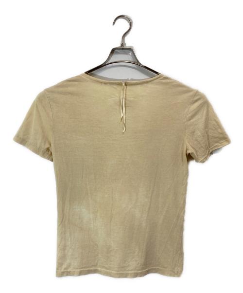 MM6 Maison Margiela（エムエムシックスメゾンマルジェラ）MM6 Maison Margiela (エムエムシックスメゾンマルジェラ) デザインカットソー ベージュ サイズ:下記参照の古着・服飾アイテム