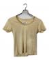 MM6 Maison Margiela（エムエムシックスメゾンマルジェラ）の古着「デザインカットソー」｜ベージュ