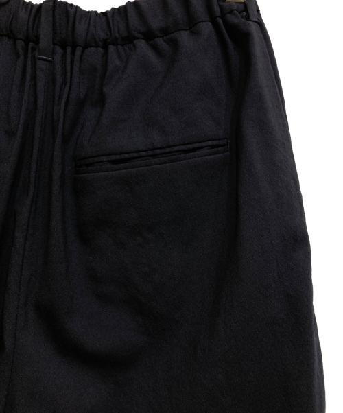 FRAMeWORK（フレームワーク）FRAMeWORK (フレームワーク) ウォッシャブルトロタックワイドパンツ ネイビー サイズ:38の古着・服飾アイテム