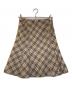 BURBERRY BLUE LABEL (バーバリーブルーレーベル) フレアスカート/FLF64-594-43 ベージュ サイズ:36：5000円
