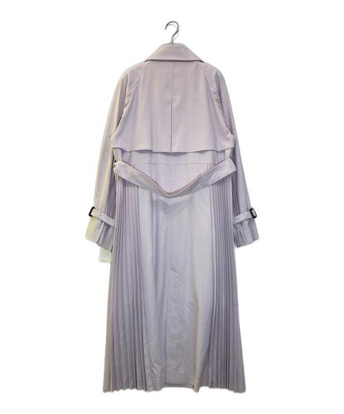 CELFORD（セルフォード）CELFORD (セルフォード) プリーツデザイントレンチコート パープル サイズ:38の古着・服飾アイテム