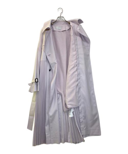 CELFORD（セルフォード）CELFORD (セルフォード) プリーツデザイントレンチコート パープル サイズ:38の古着・服飾アイテム
