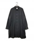 PAUL SMITHポールスミス）の古着「ロングシャツ」｜ブラック