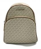 MICHAEL KORSマイケル・コース）の古着「ABBEY BACKPACK/35F8GAYB2B」｜ホワイト×ブラウン