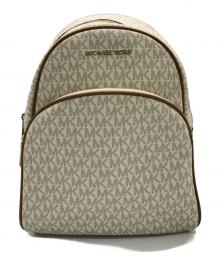 MICHAEL KORS（マイケル・コース）の古着「ABBEY BACKPACK/35F8GAYB2B」｜ホワイト×ブラウン