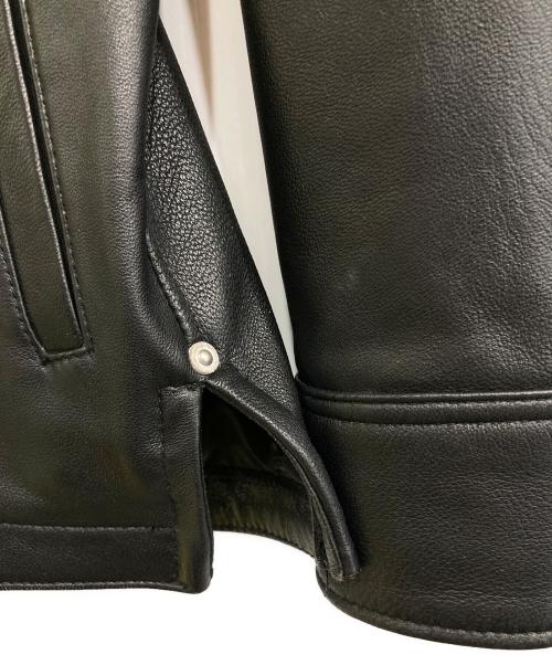 Schott（ショット）Schott (ショット) LAMB LEATHER SHIRT/3111029 ブラック サイズ:Mの古着・服飾アイテム