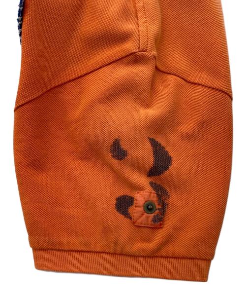 POLO RALPH LAUREN（ポロ・ラルフローレン）POLO RALPH LAUREN (ポロ・ラルフローレン) リメイク風ポロシャツ オレンジ サイズ:Sの古着・服飾アイテム