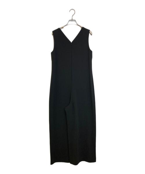 theory（セオリー）theory (セオリー) Vネックジャンプスーツ ブラック サイズ:2の古着・服飾アイテム