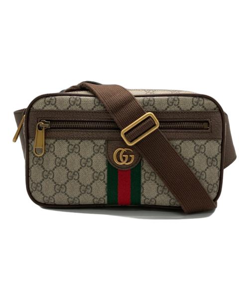 GUCCI（グッチ）GUCCI (グッチ) オフィディアGGスプリーム ベルトバッグ/574796 ベージュの古着・服飾アイテム