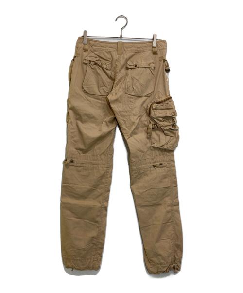 RALPH LAUREN（ラルフローレン）RALPH LAUREN (ラルフローレン) マルチポケットパラシュートパンツ ベージュ サイズ:4の古着・服飾アイテム