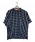 pellepelle（ペレペレ）の古着「オーバーサイズチェックシャツ」｜ネイビー