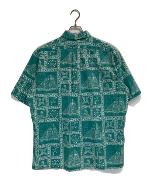 reyn spooner（レイン スプナー）reyn spooner (レイン スプナー) ハーフボタンシャツ グリーン サイズ:-の古着・服飾アイテム