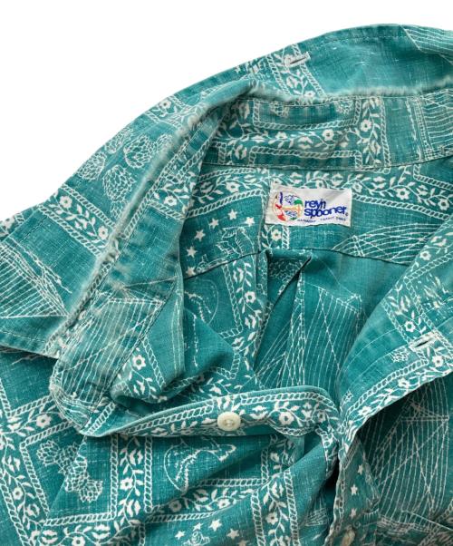 reyn spooner（レイン スプナー）reyn spooner (レイン スプナー) ハーフボタンシャツ グリーン サイズ:-の古着・服飾アイテム